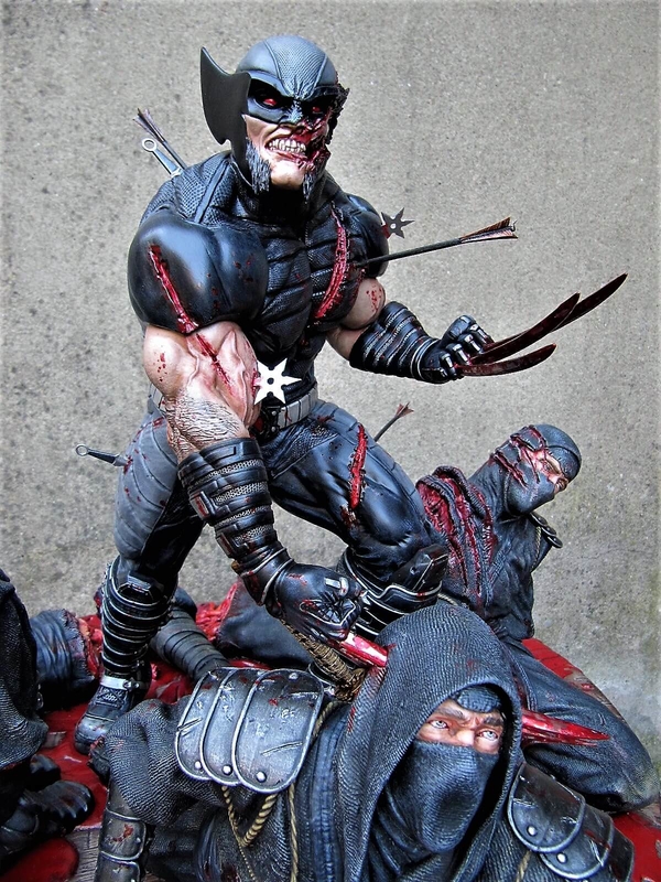 Wolverine Vs Ninjas 1/4.
