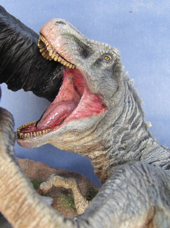 Diorama Kong vs T.Rex.