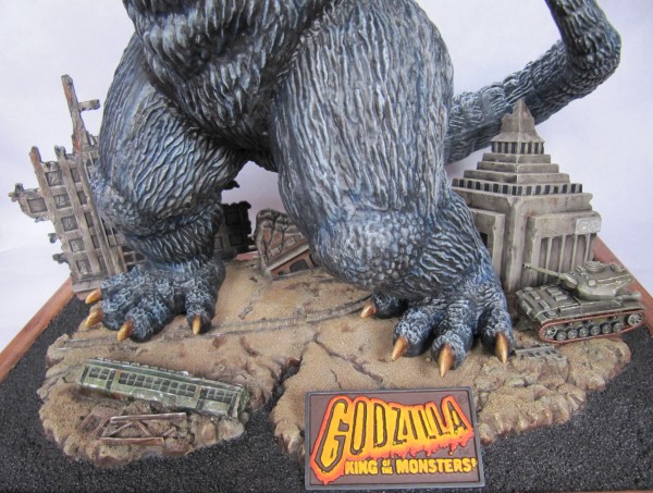 Diorama Godzilla.