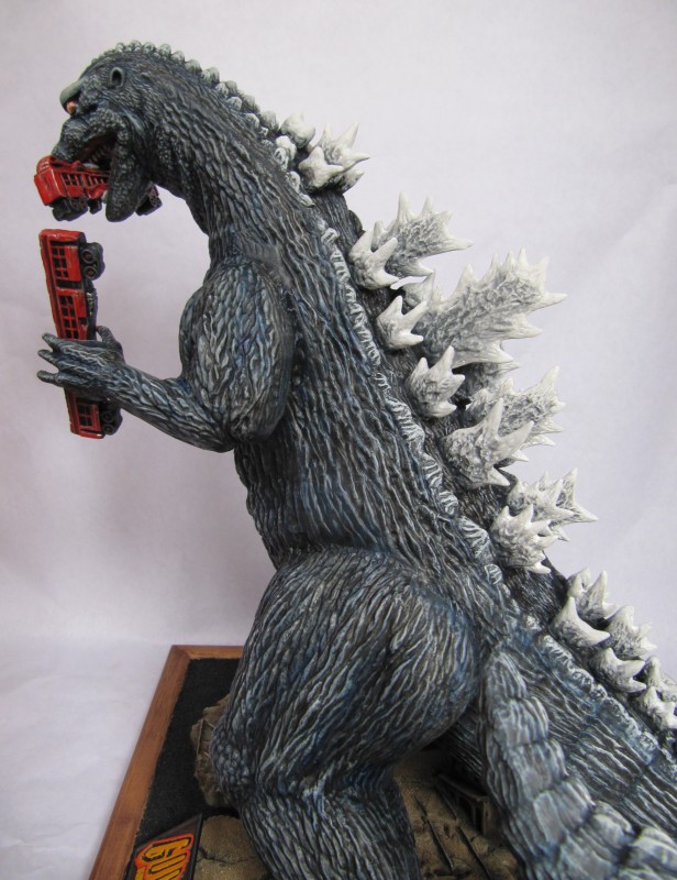 Diorama Godzilla.