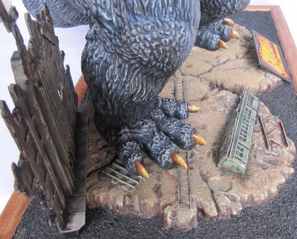 Diorama Godzilla.