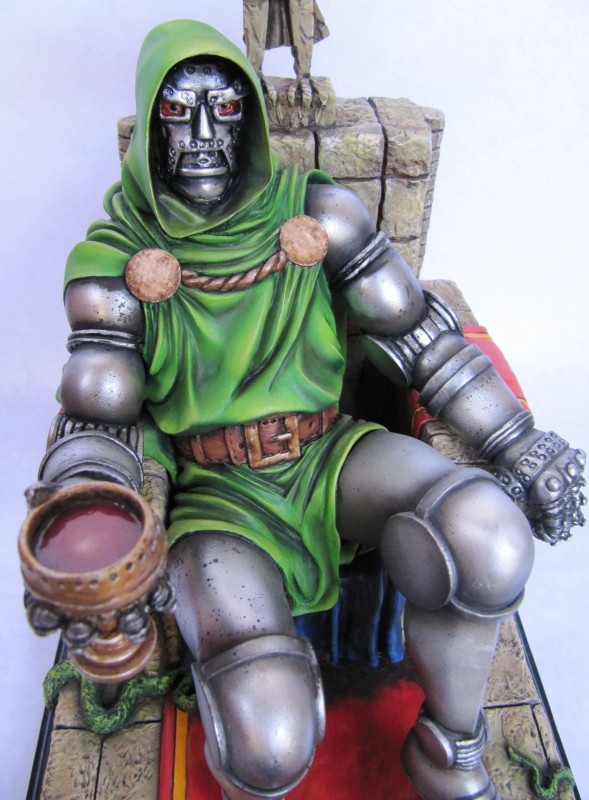 Dr Doom on throne 1/6.