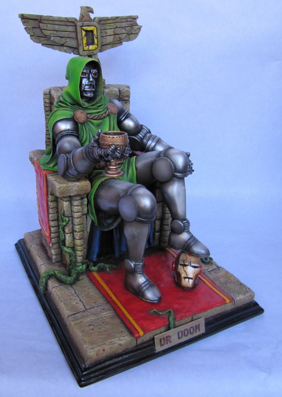 Dr Doom on throne 1/6.