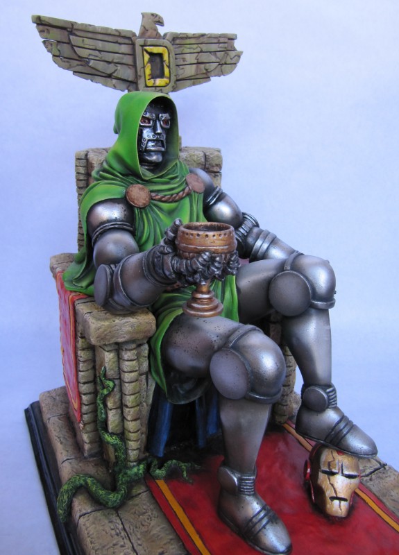 Dr Doom on throne 1/6.