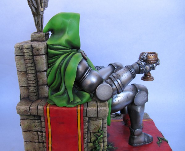 Dr Doom on throne 1/6.