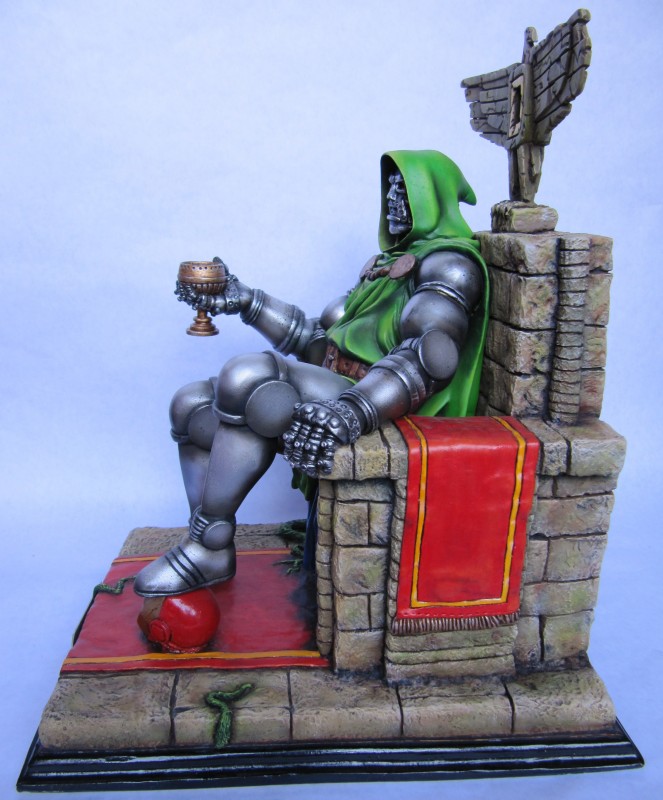 Dr Doom on throne 1/6.