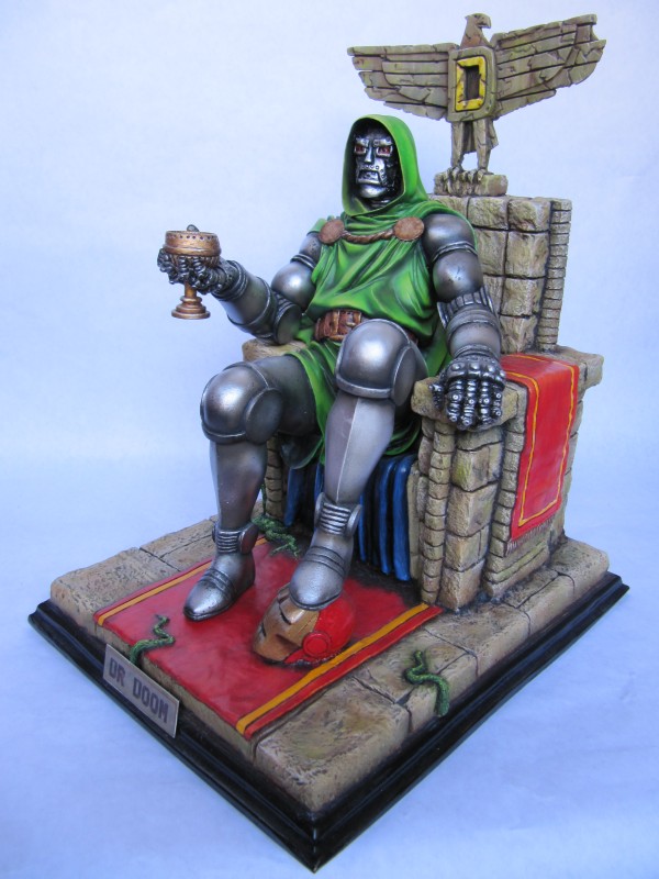 Dr Doom on throne 1/6.