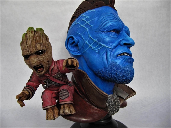 Yondu et Baby Groot