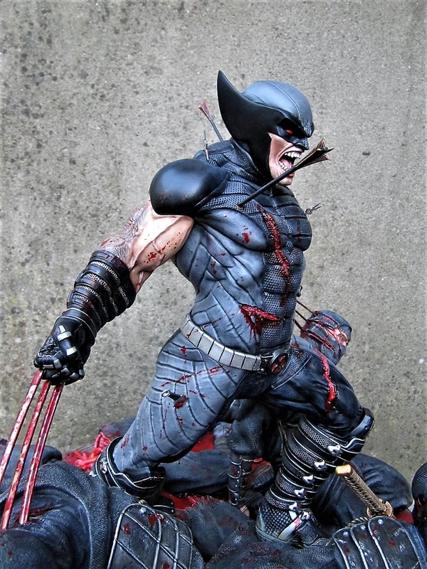 Wolverine Vs Ninjas 1/4.